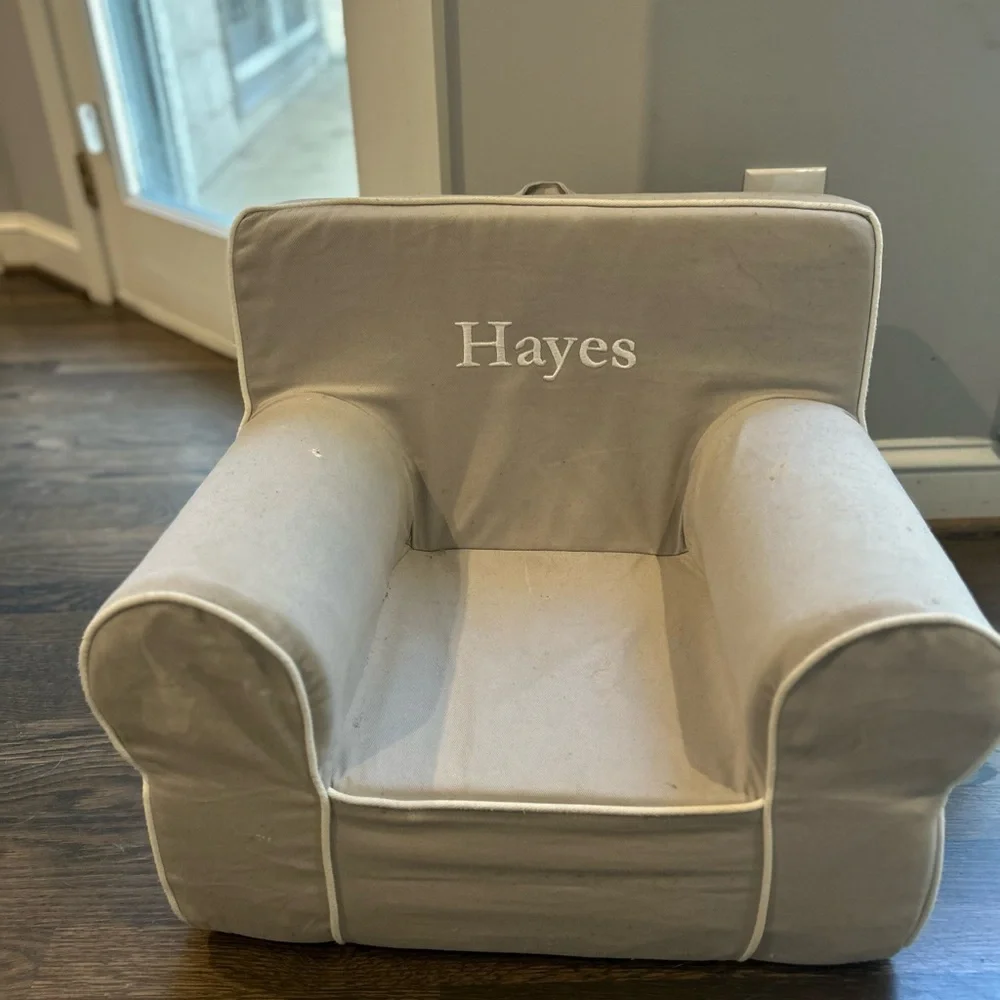 Gray “Hayes” My first anywhere Chair cover only!